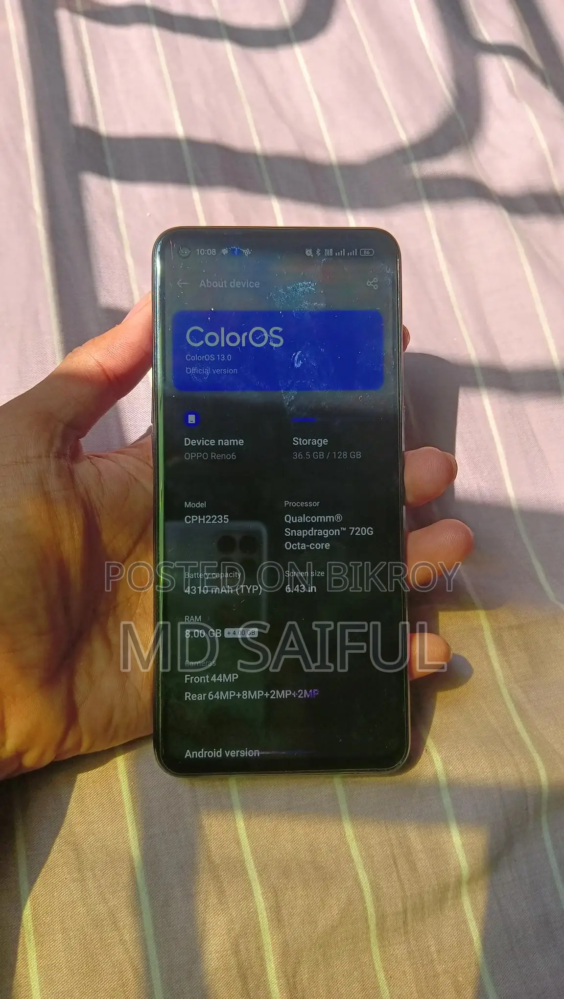 OPPO Reno 6 8+2/128GB (Used)