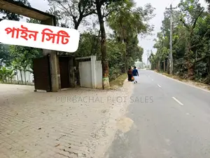 দৃশ্যমান উন্নয়ন দেখে প্লট কিনুন পাইন সিটিতে।