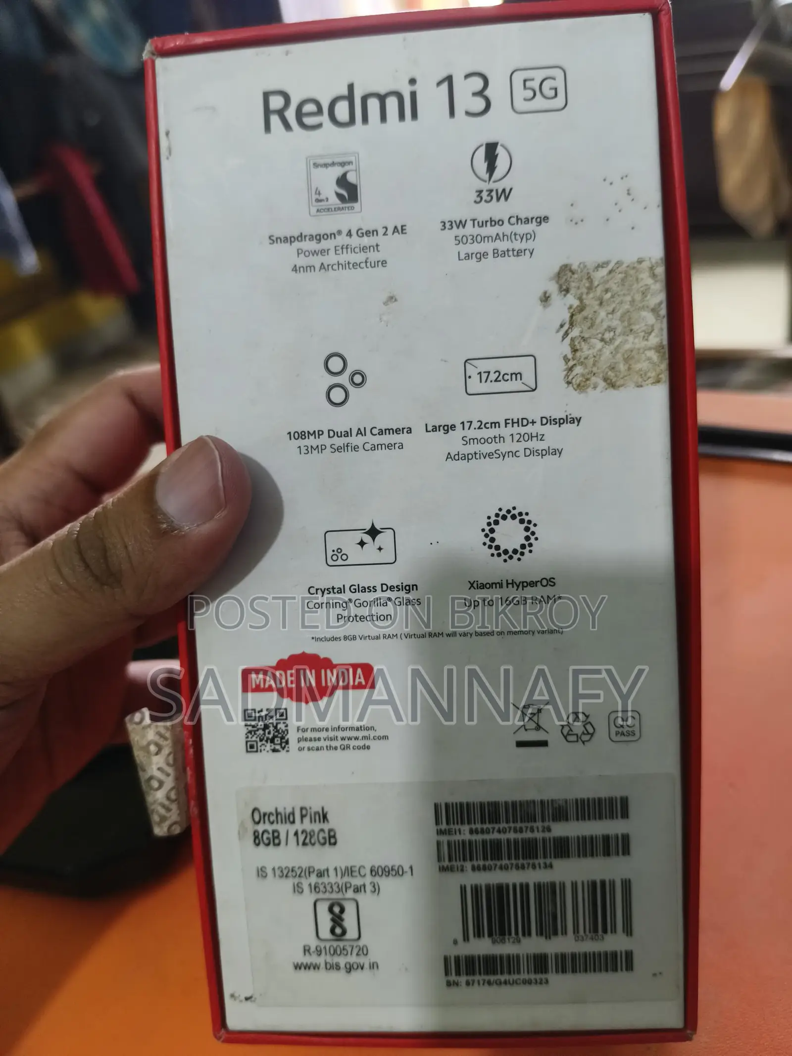 Xiaomi Redmi 13 5g (Used)
