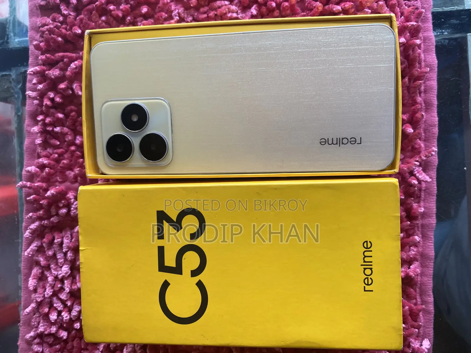 Realme C53 6/128 full box (Used)