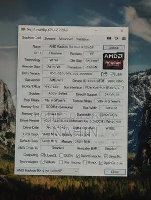 Peladn AMD Rx 580 2048sp 8GB GPU with 200+ Days Warranty Remaining