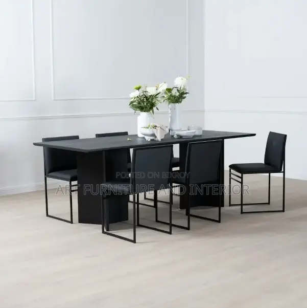 Iron Dining Table & Chair - 66