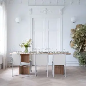 Iron Dining Table & Chair - 66