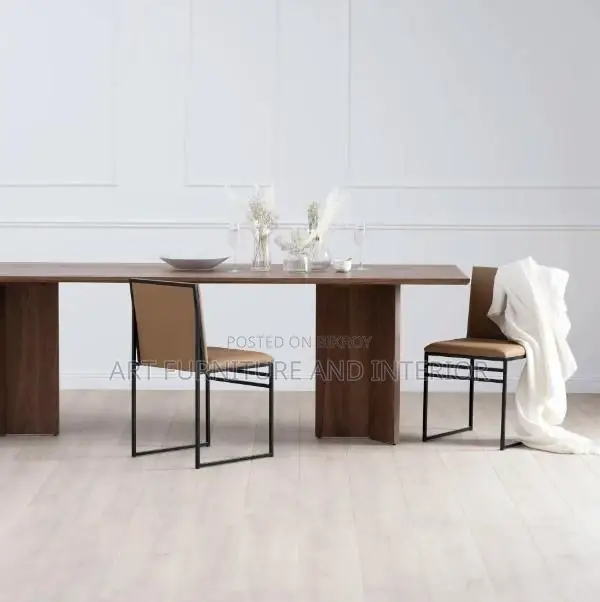 Iron Dining Table & Chair - 66