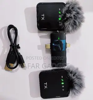 F11-2 কলার ওয়্যারলেস মাইক্রোফোন (iphone/android & Type-c Supported)