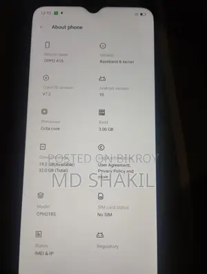 OPPO A15 3GB (Used)