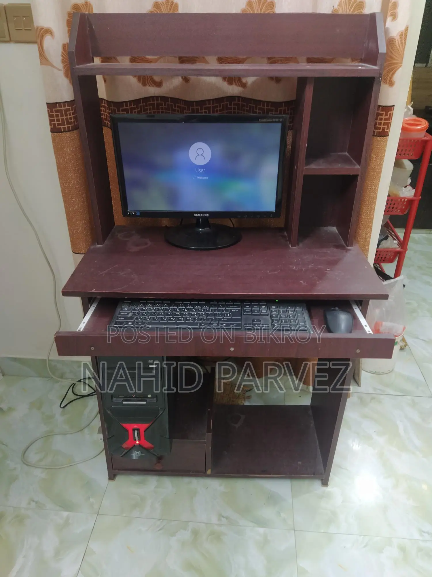 Computer with table also for sale