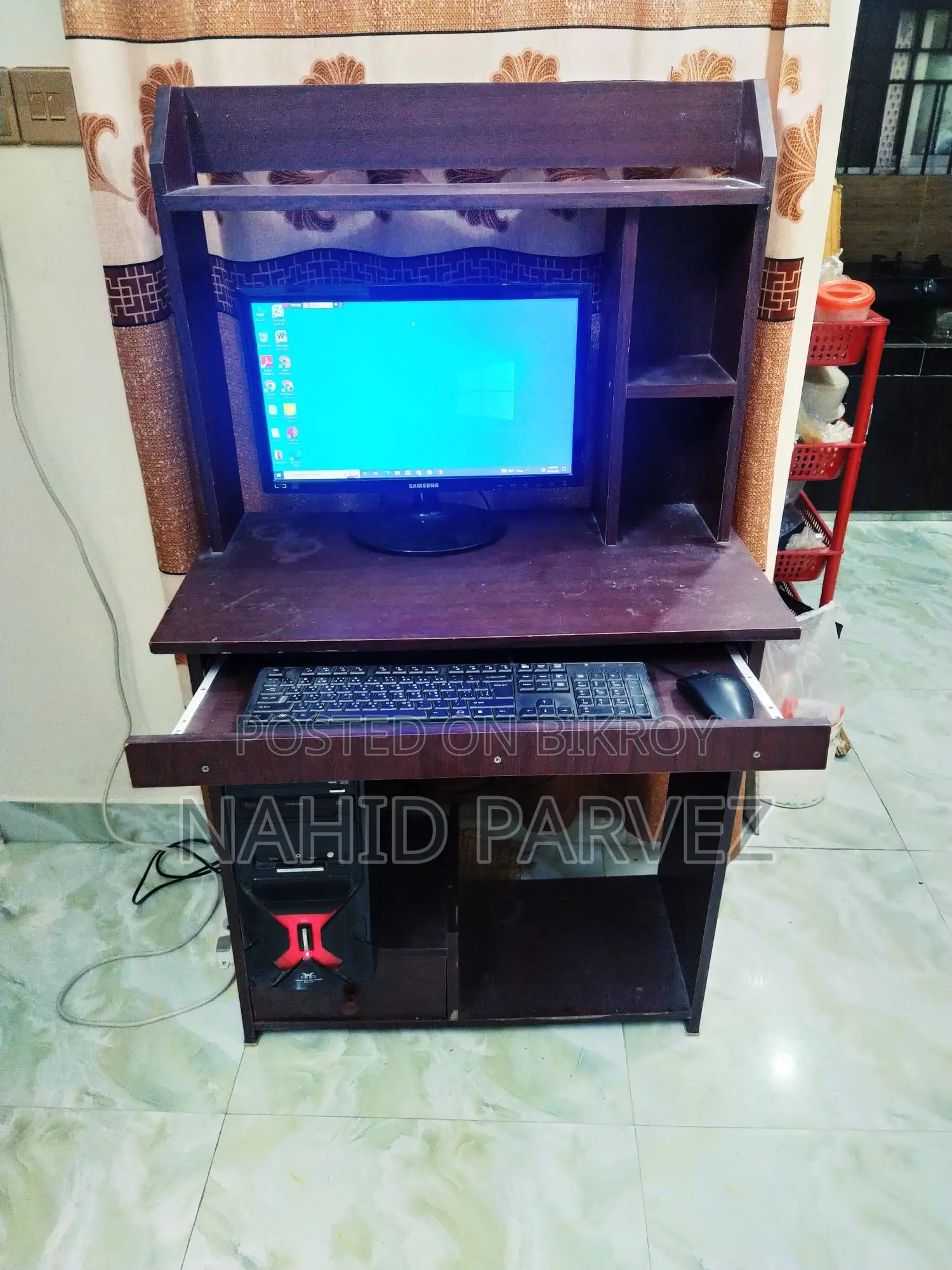 Computer with table also for sale