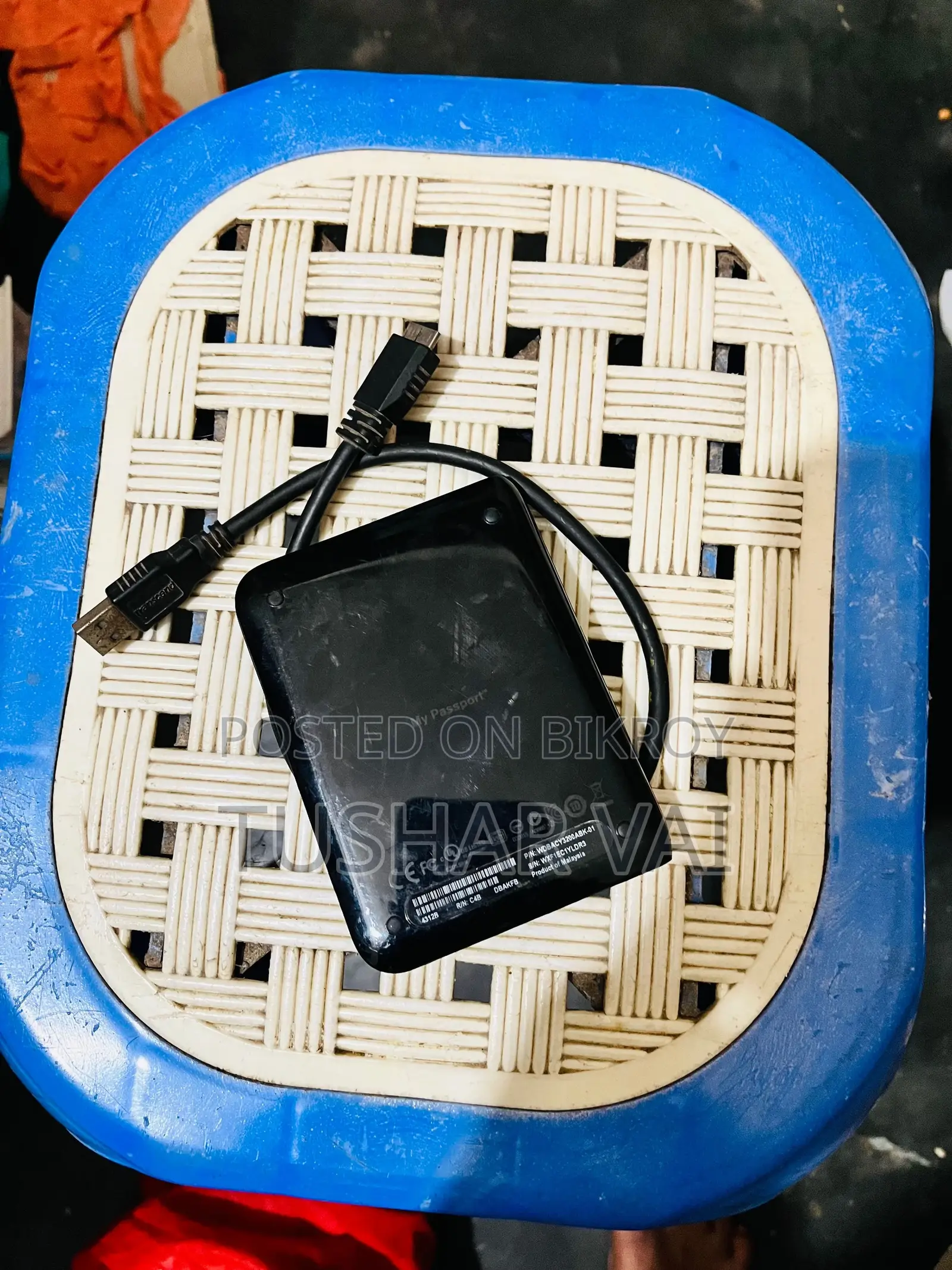 পোর্টেবল হার্ডডিস্ক 320gb 100% হেলথ WD
