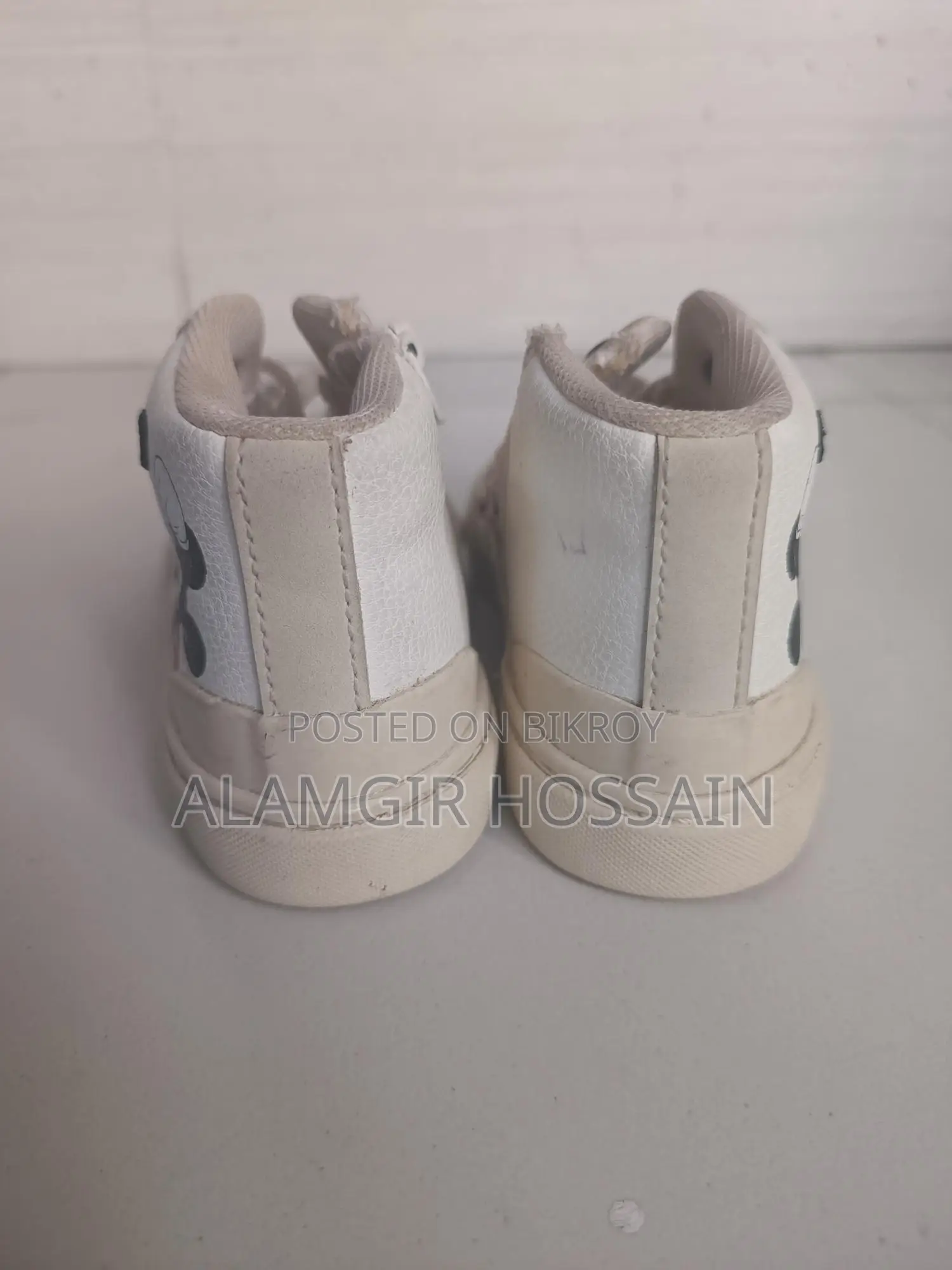 Zara Kids Disney Mickey Mouse High Top Sneakers