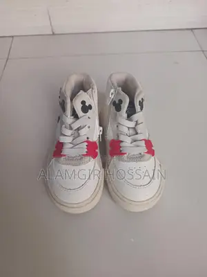 Zara Kids Disney Mickey Mouse High Top Sneakers