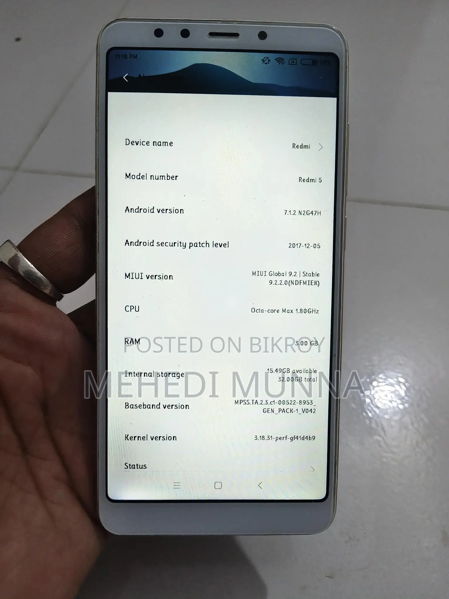 Xiaomi Redmi 5 (Used)
