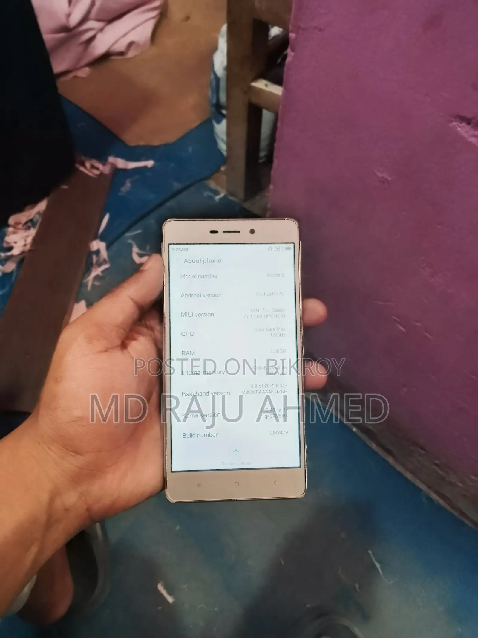Xiaomi Redmi 3 2/16GB Fixed Price (Used)