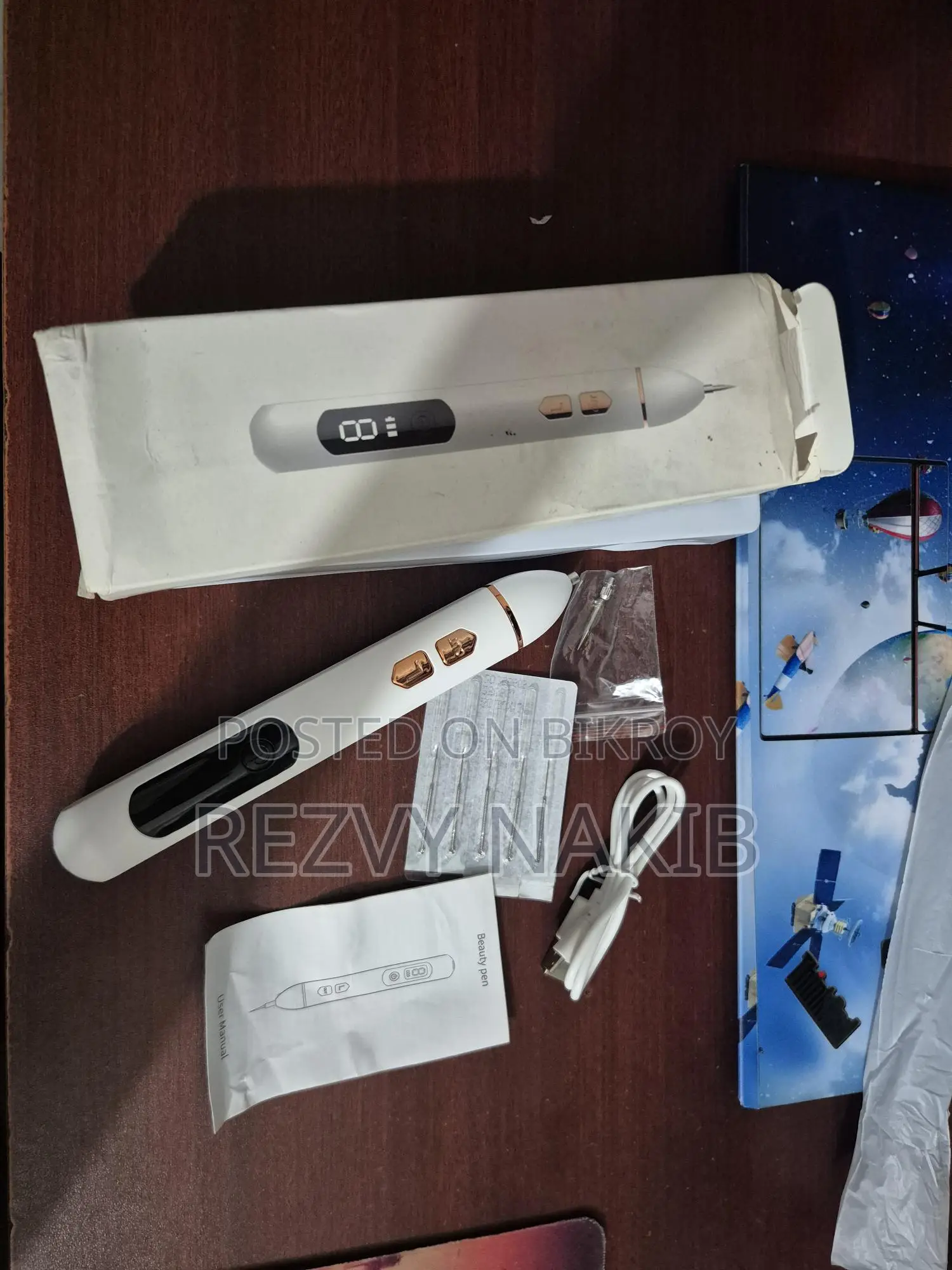 Portable Household Beauty Instrument Spot Scanning Pen for Mole Removal