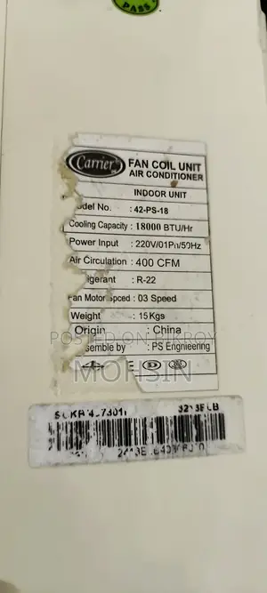 Carrier AC 1.5 Ton
