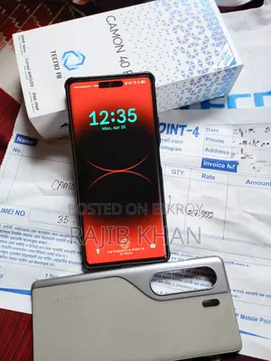 Tecno Camon 40 Pro 8+8/256 GB, Official (Used)