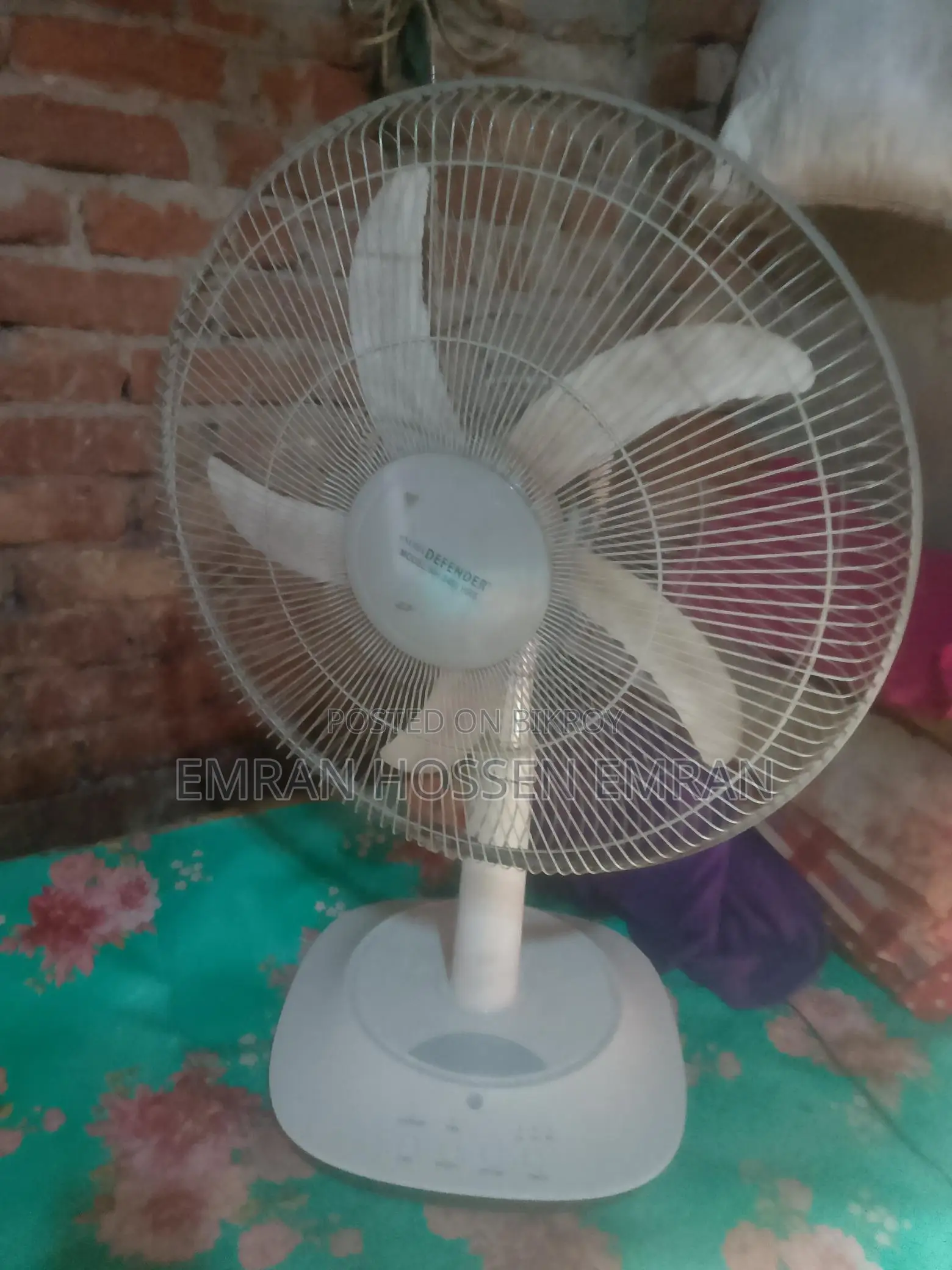 Rechargeable Table Fan