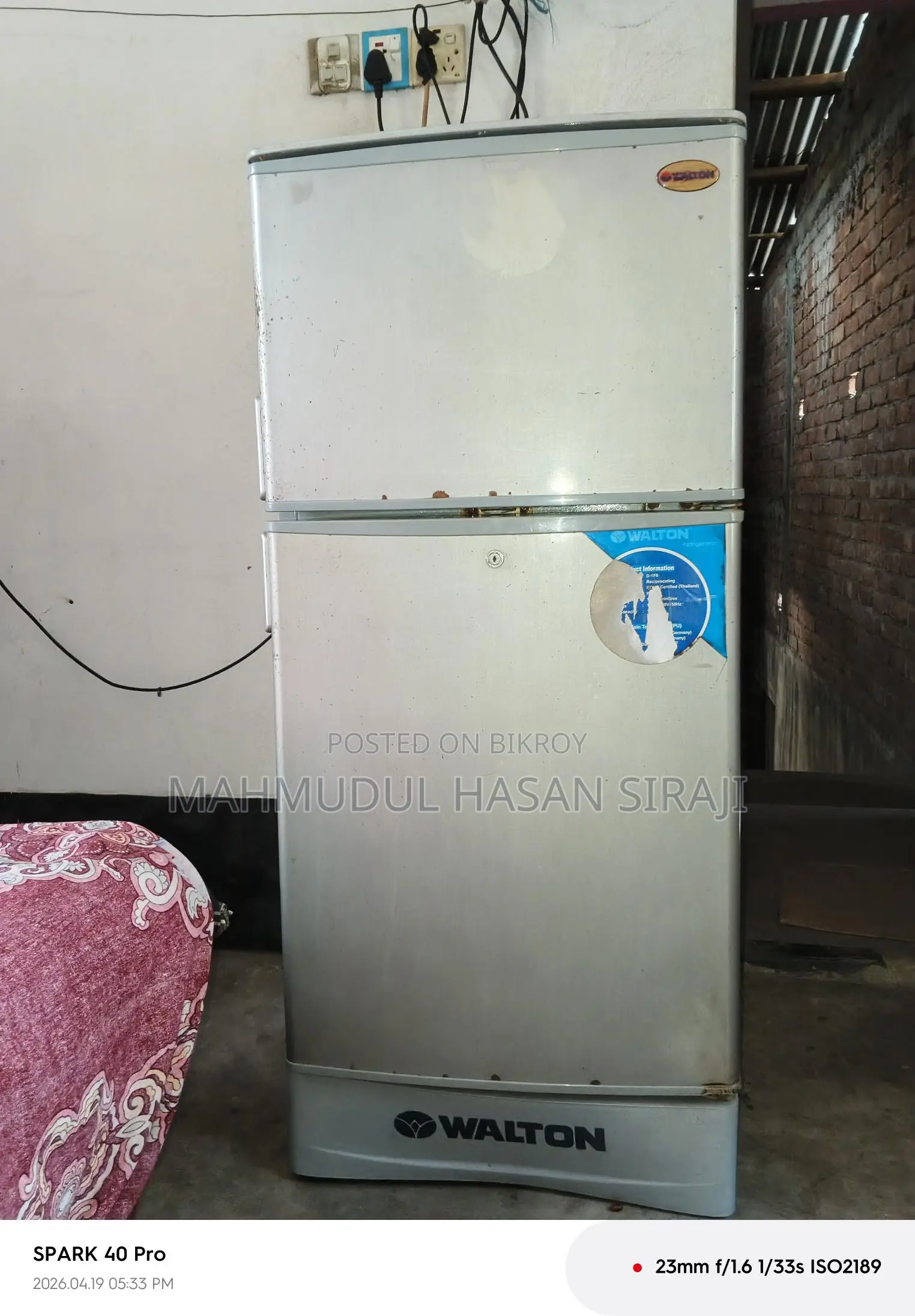 Refrigerator for Sale