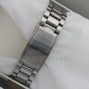 Seiko Original Stainless Steel Watch – Grey Dial With Luminous Hands