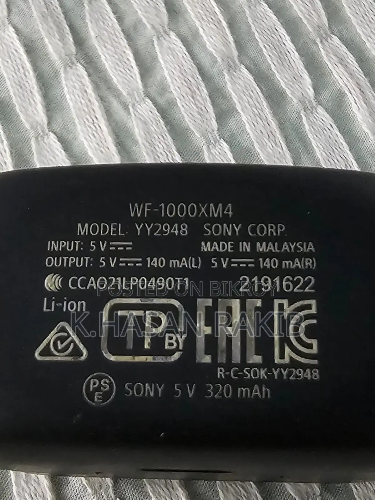 Sony Wf-1000xm4 Wireless Earbuds