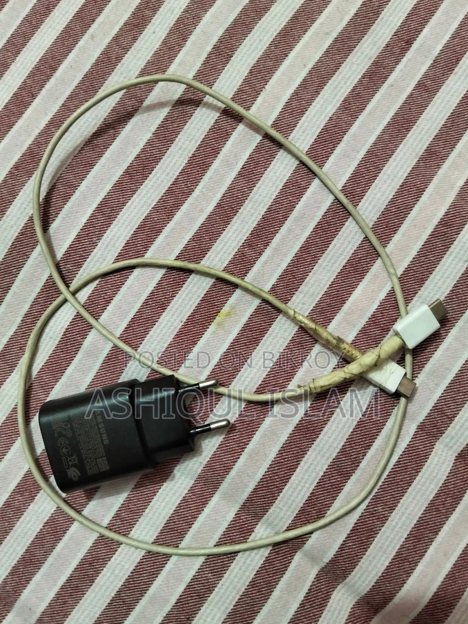 Samsung Original Charger and Cable