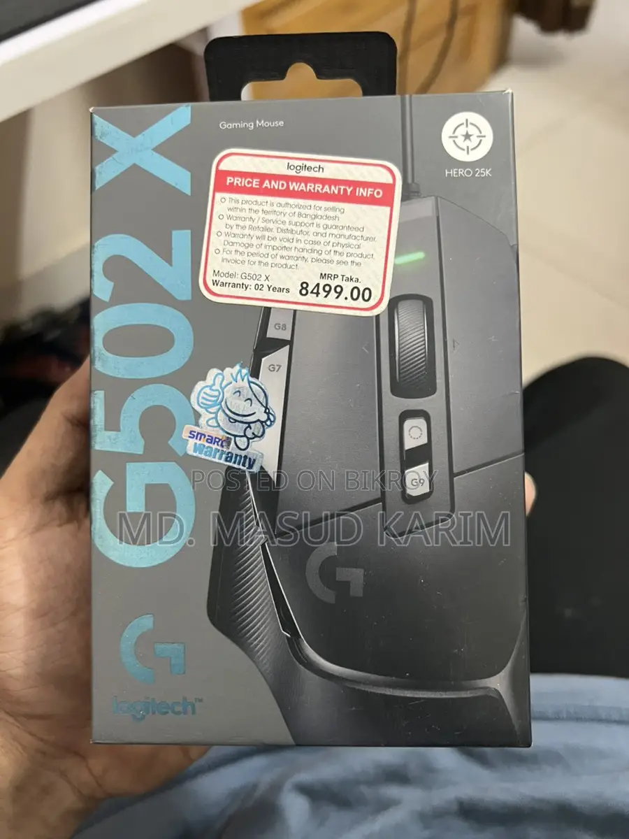 Logitech G502 X USB Hero Gaming Mouse