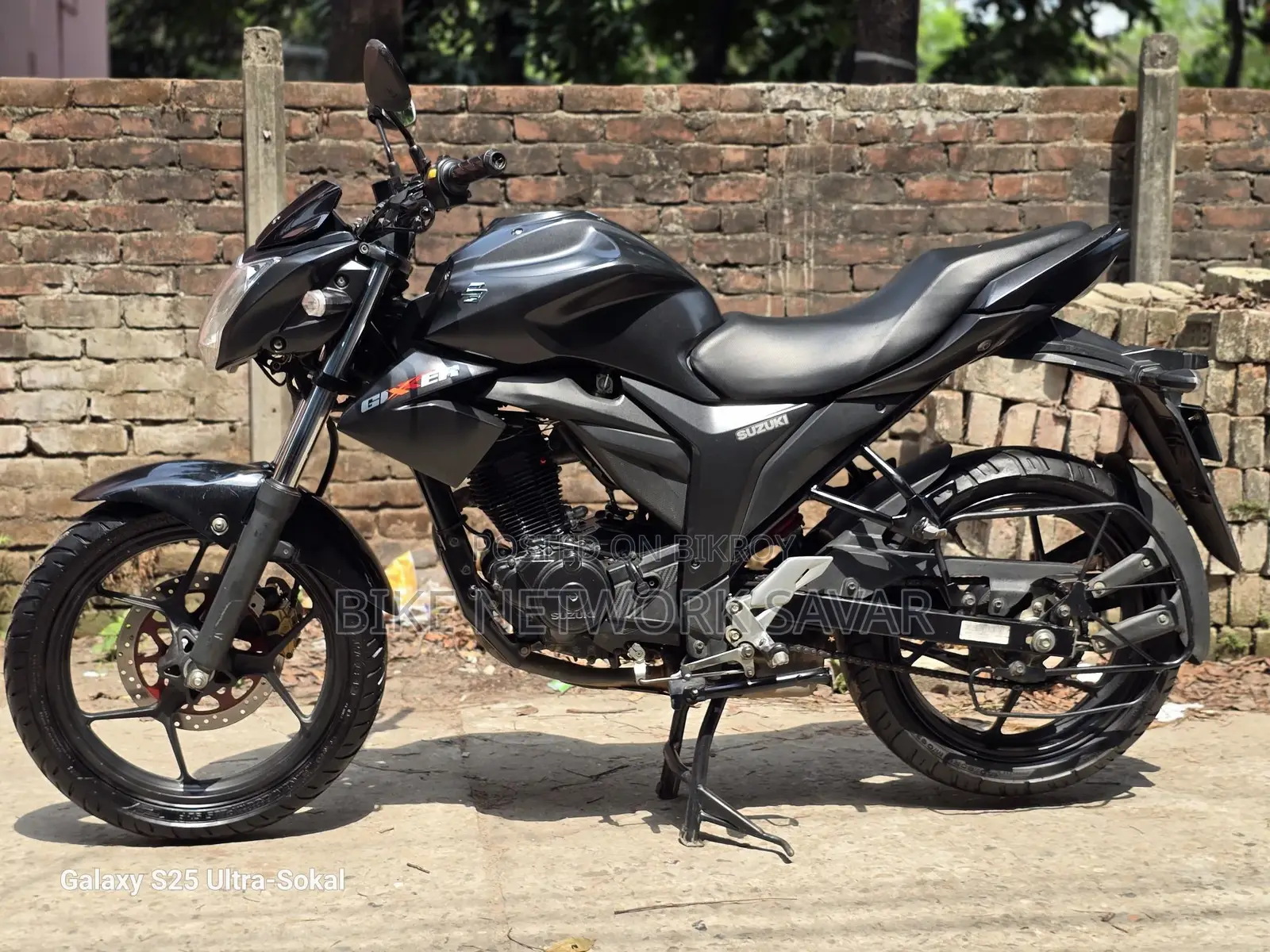 Suzuki Gixxer Monotone Matte Black ONTEST 2025