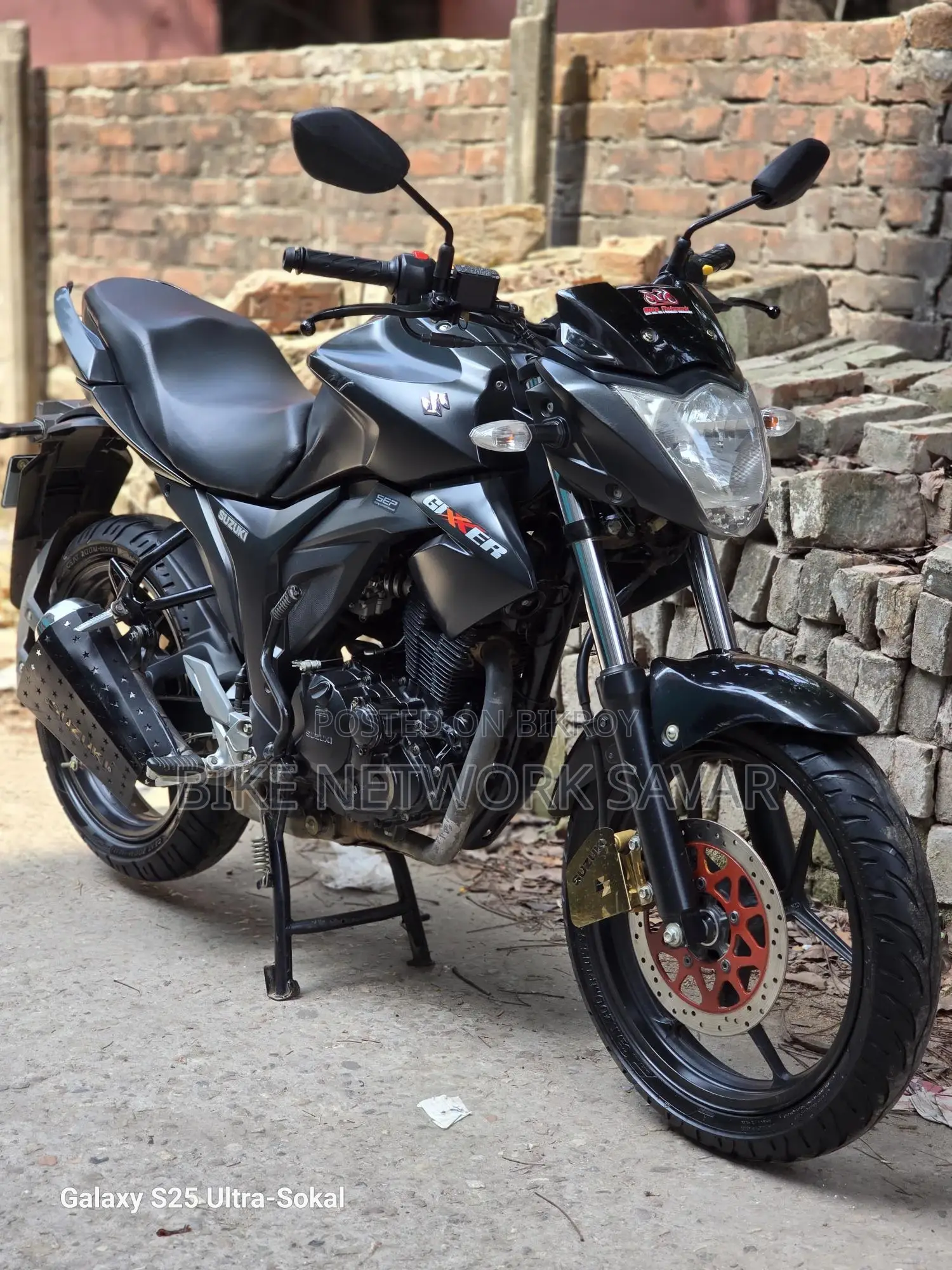 Suzuki Gixxer Monotone Matte Black ONTEST 2025