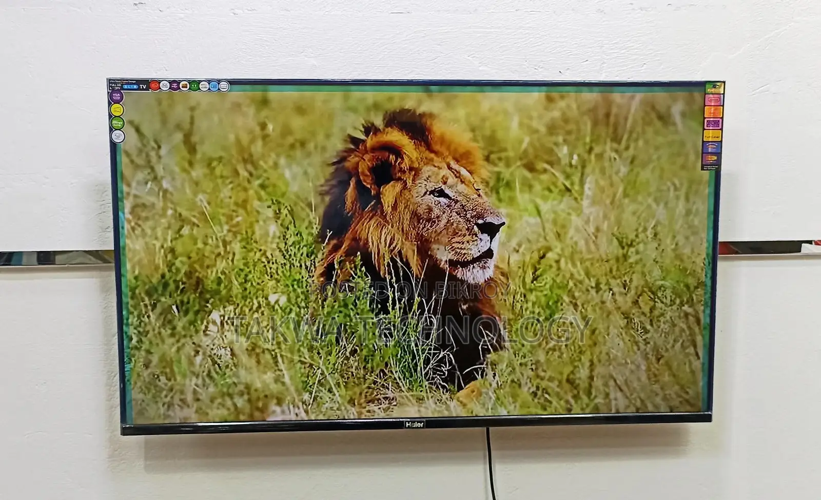 Haier-43" Inch Android Frameless Voice Control TV