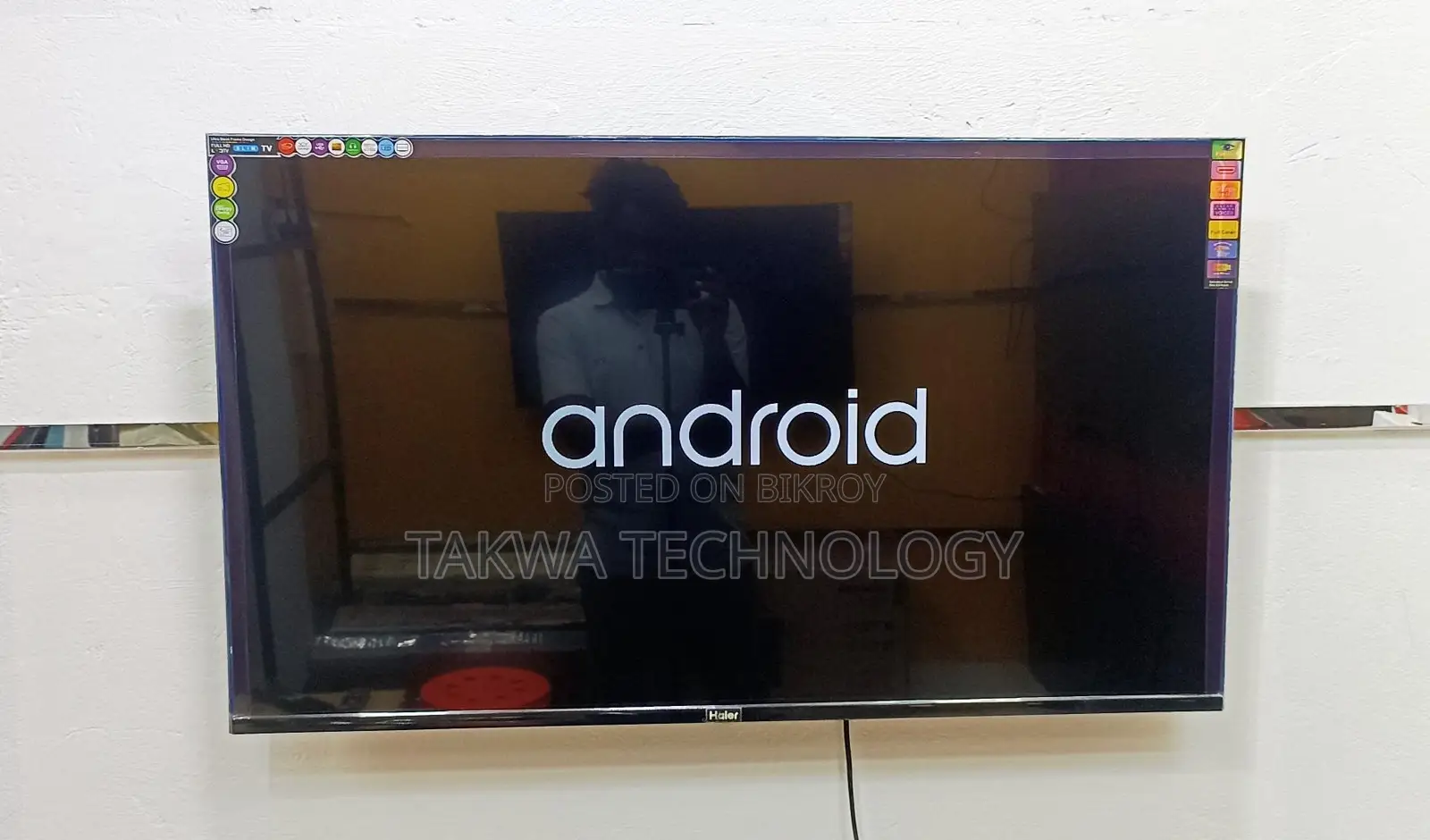 Haier-43" Inch Android Frameless Voice Control TV