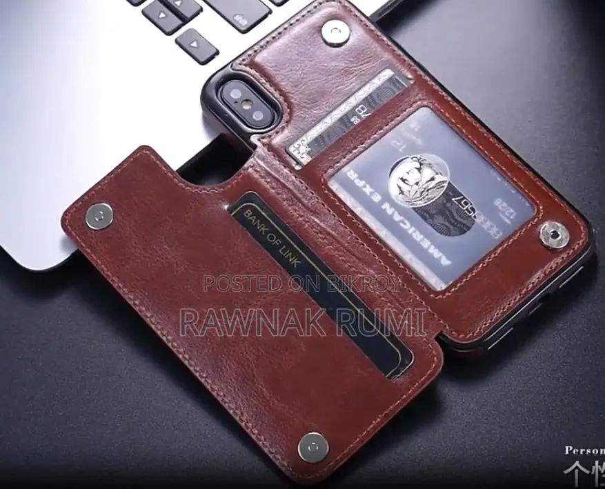 iPhone X/xs Genuine Leather Wallet Case