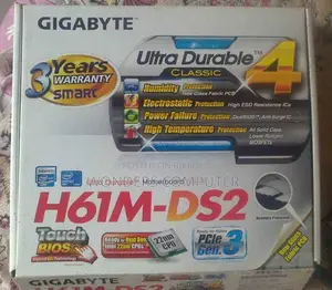 GIGABYTE GA-H61M-DS2 Micro-ATX মাদারবোর্ড ১ বছরের ওয়ারেন্টি