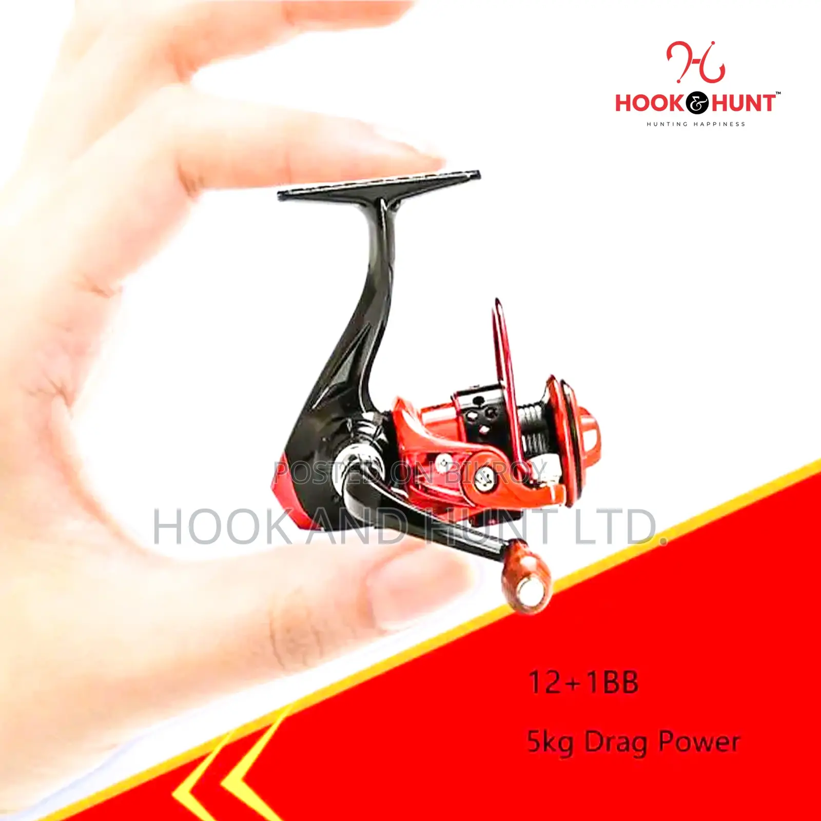 DC150 Mini Metal Spinning Reel 5kg Drag 200g