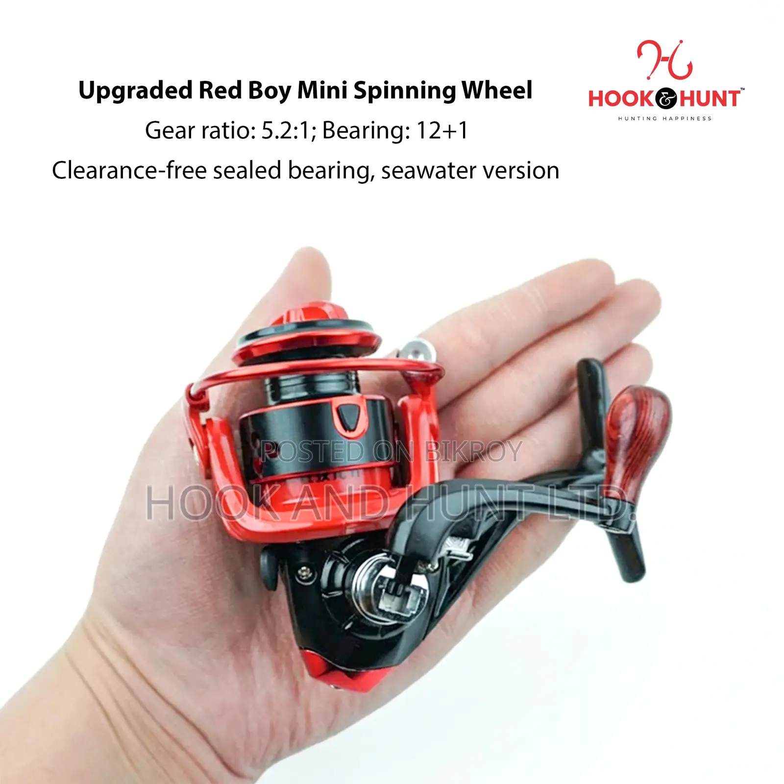 DC150 Mini Metal Spinning Reel 5kg Drag 200g