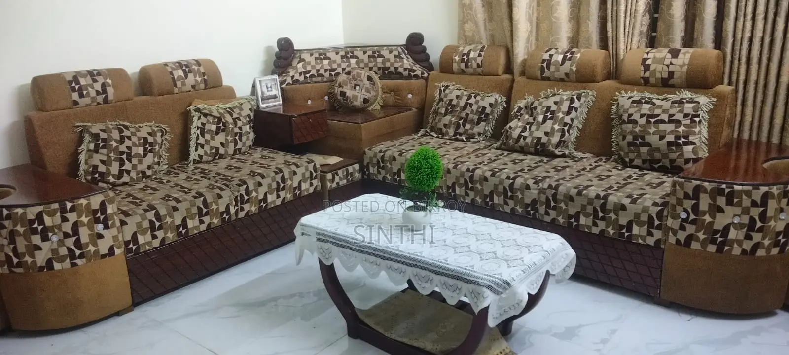 ৫সিটের সোফা সাথে সেন্টার টেবিল