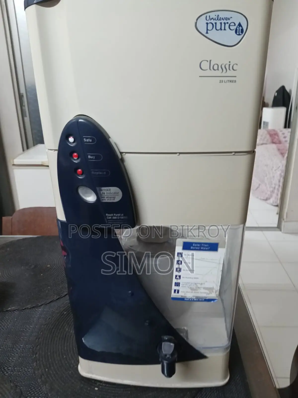 Water Purifier Pure It Classic Design