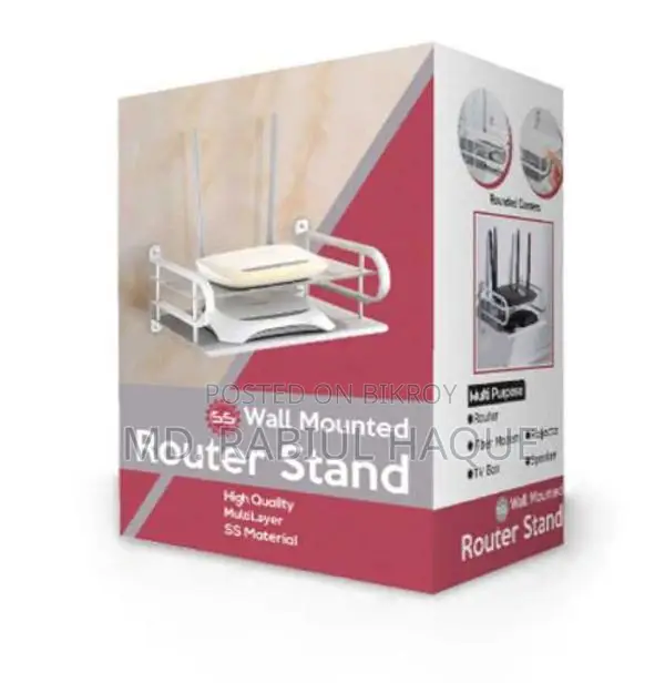 SS Wall-Mounted Router Stand