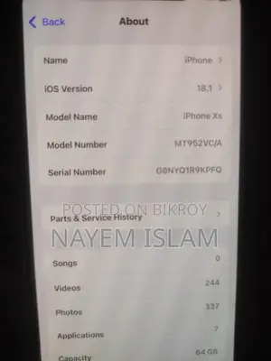 Apple iPhone XS (Used)