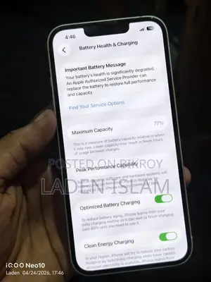 Apple iPhone 14 128GB & Health 77% (Used)