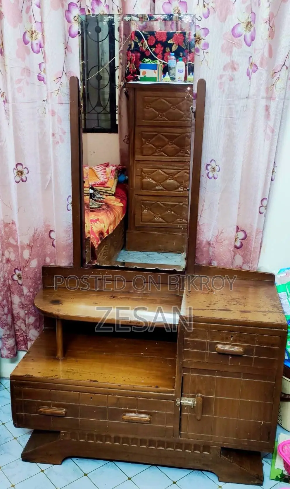 Dressing Table ড্রেসিং টেবিল সেগুন কাঠের