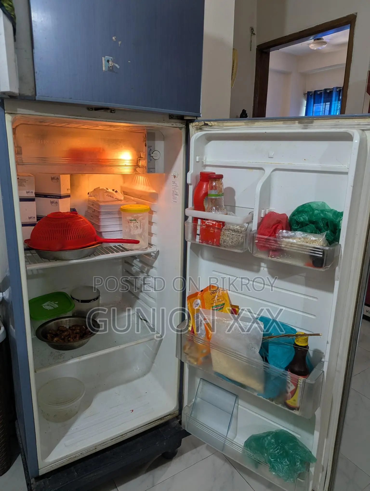 Sharp Fridge + Deep Freezer