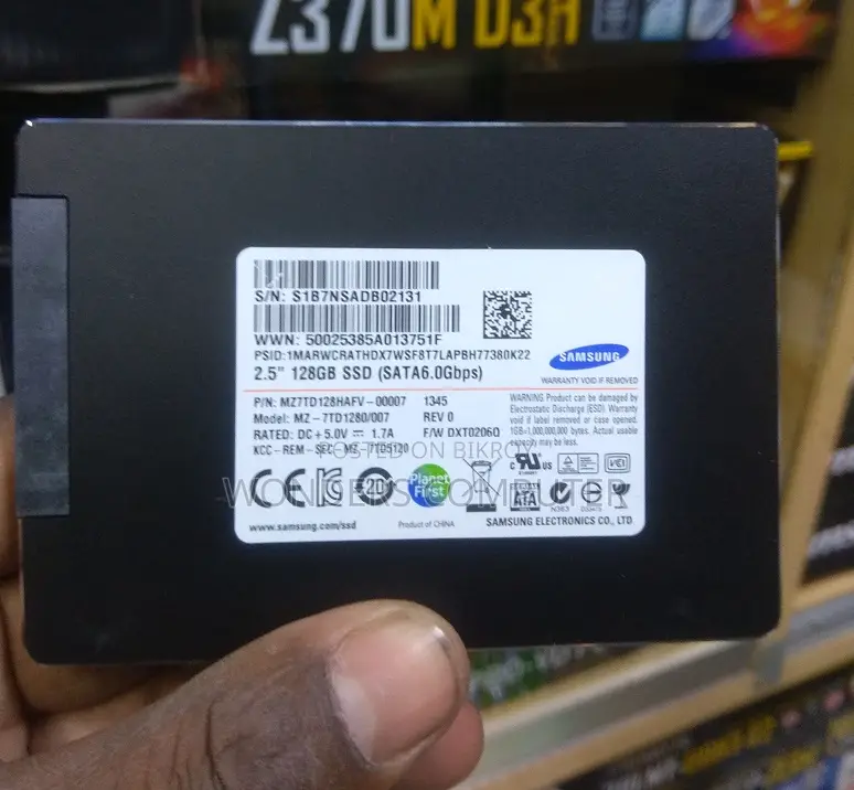 Samsung 2.5" 128gb Original SSD With 1 Year Warranty