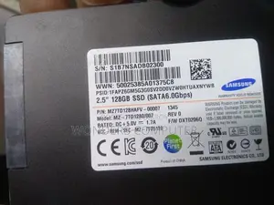 Samsung 2.5" 128gb Original SSD With 1 Year Warranty