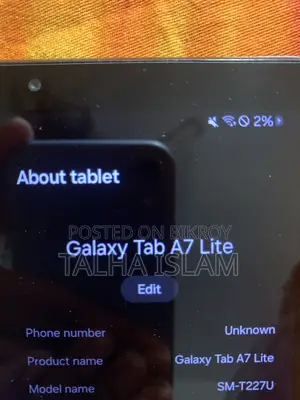 Samsung Galaxy Tab A7 Lite 32 GB Gray