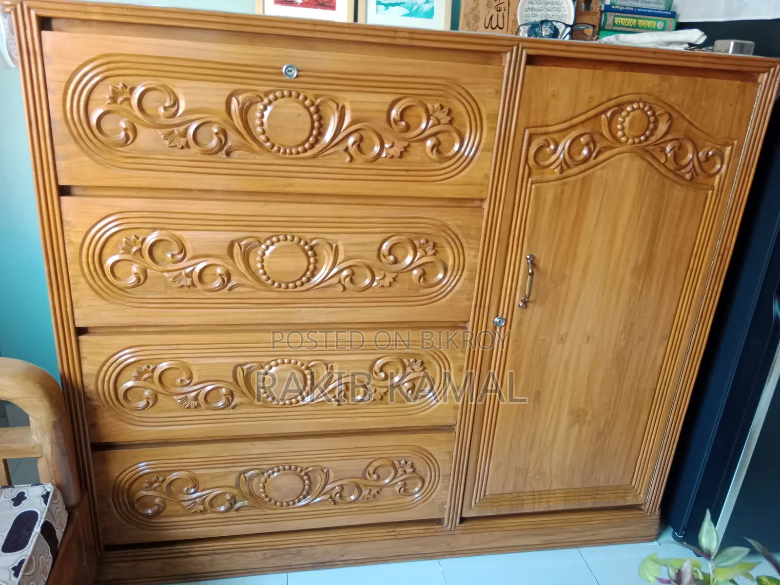 Teak Wood Wardrobe