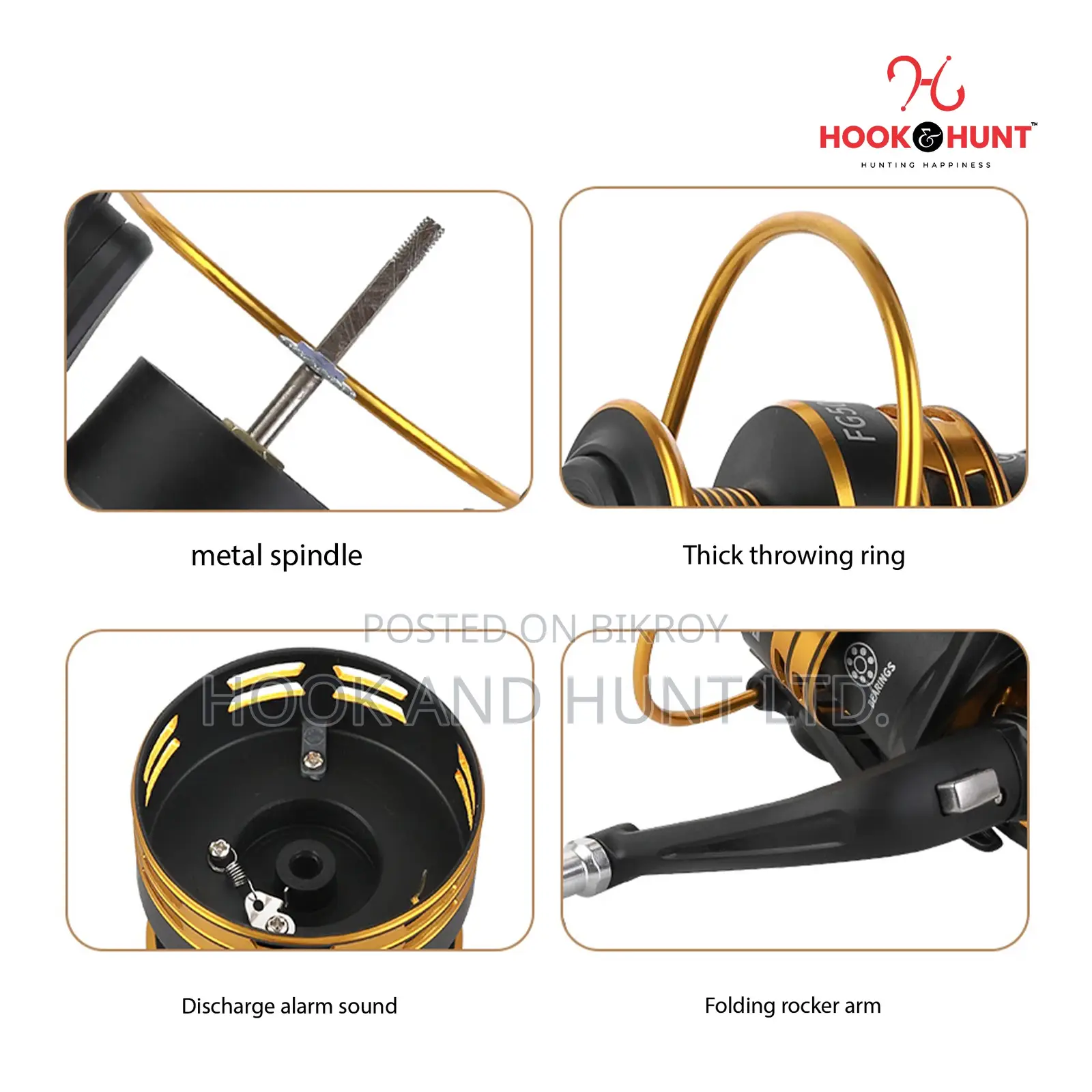 FG Spinning Fishing Reel 1000–7000