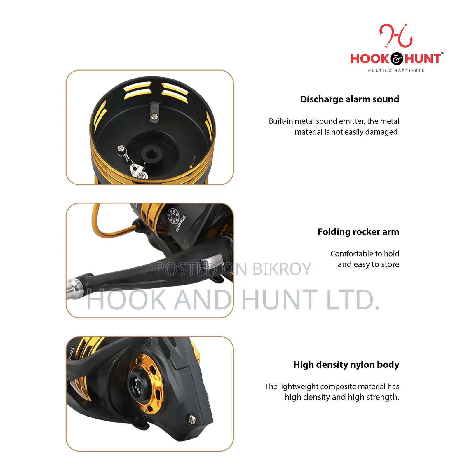 FG Spinning Fishing Reel 1000–7000