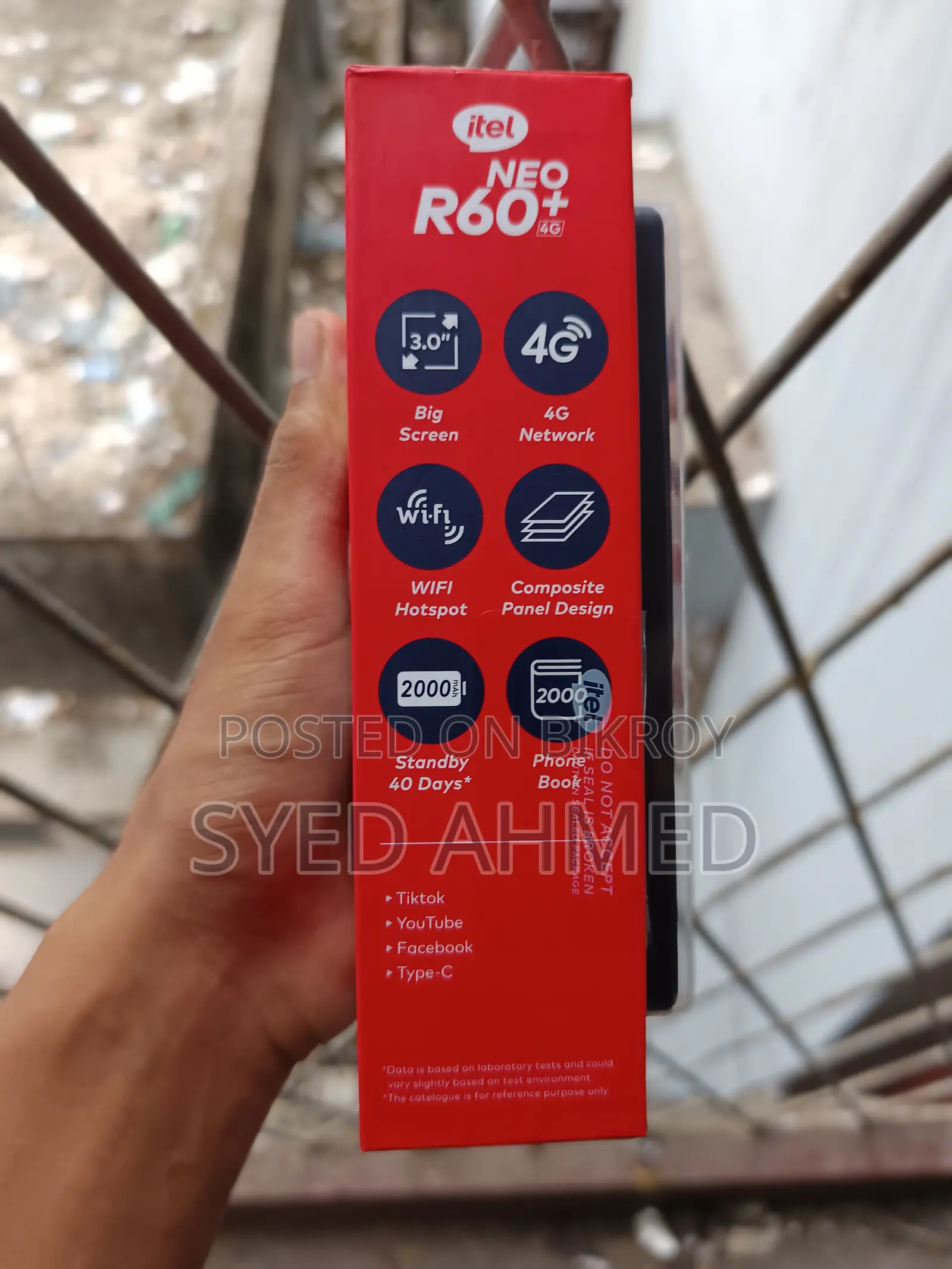 Itel NEO R60+ (Brand New)