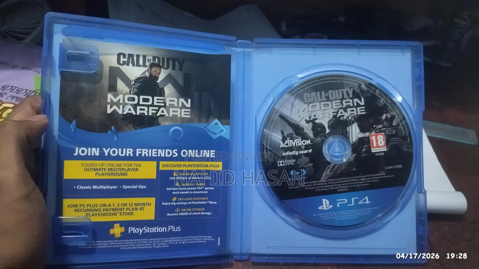 Ps4 Call Of Duty Modern Warfare