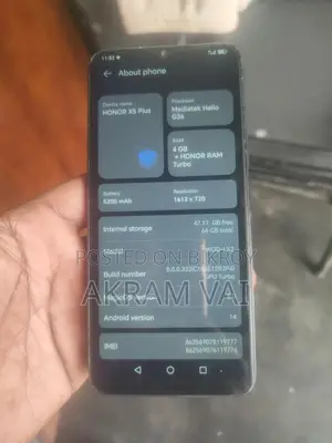 Honor X5 PLUS--4/64 (Used)
